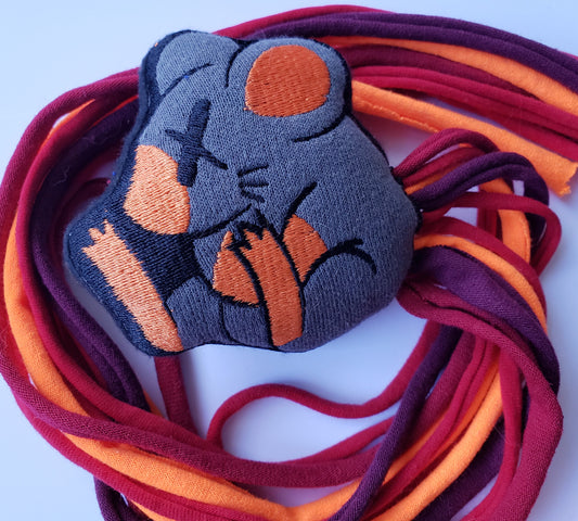 Black & Blue Meowdered Mouse
