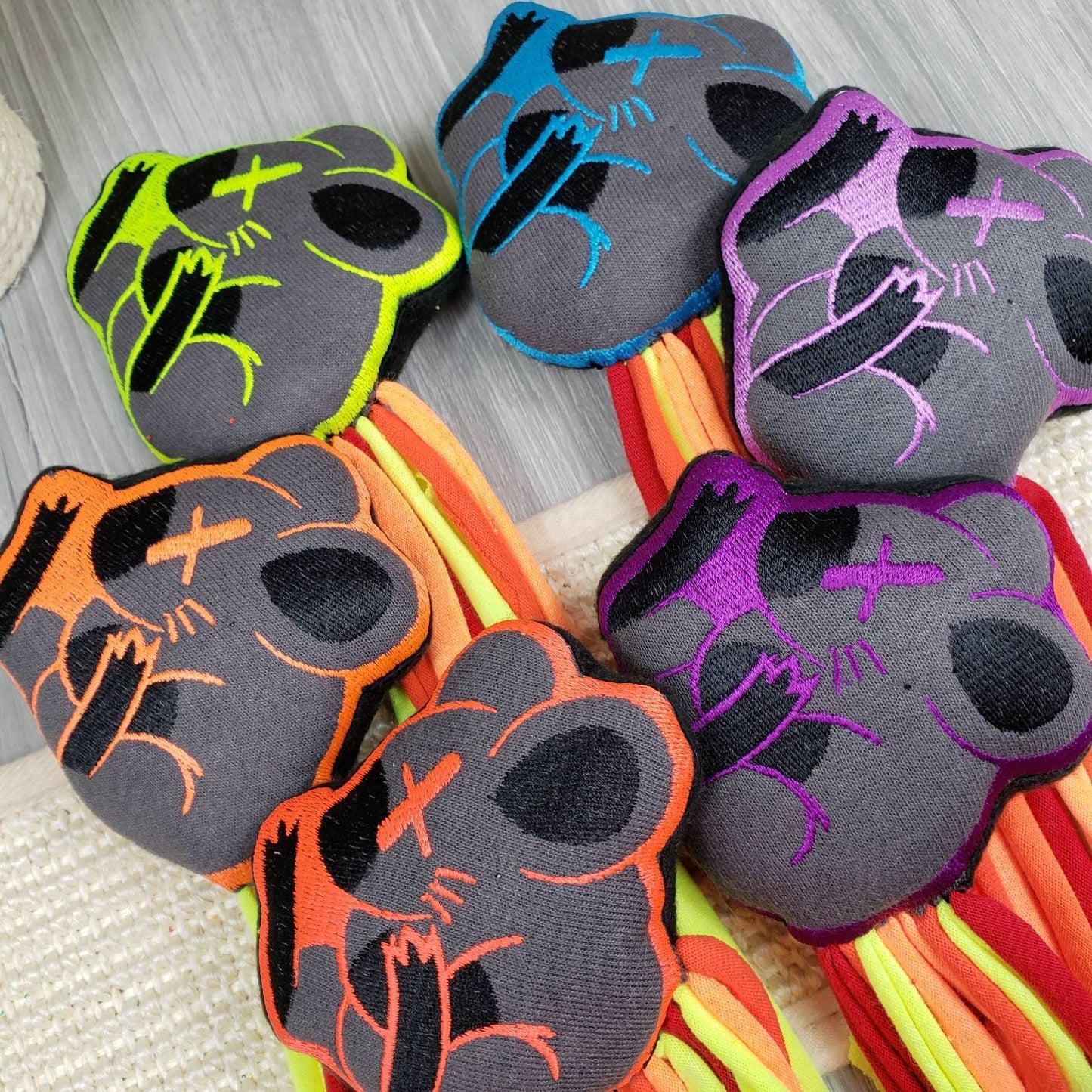 All Six Neon Meowdered Mice