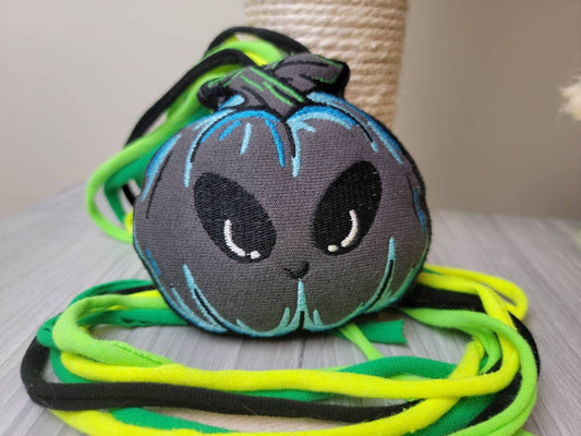 Blue Pumpkin Alien Toy